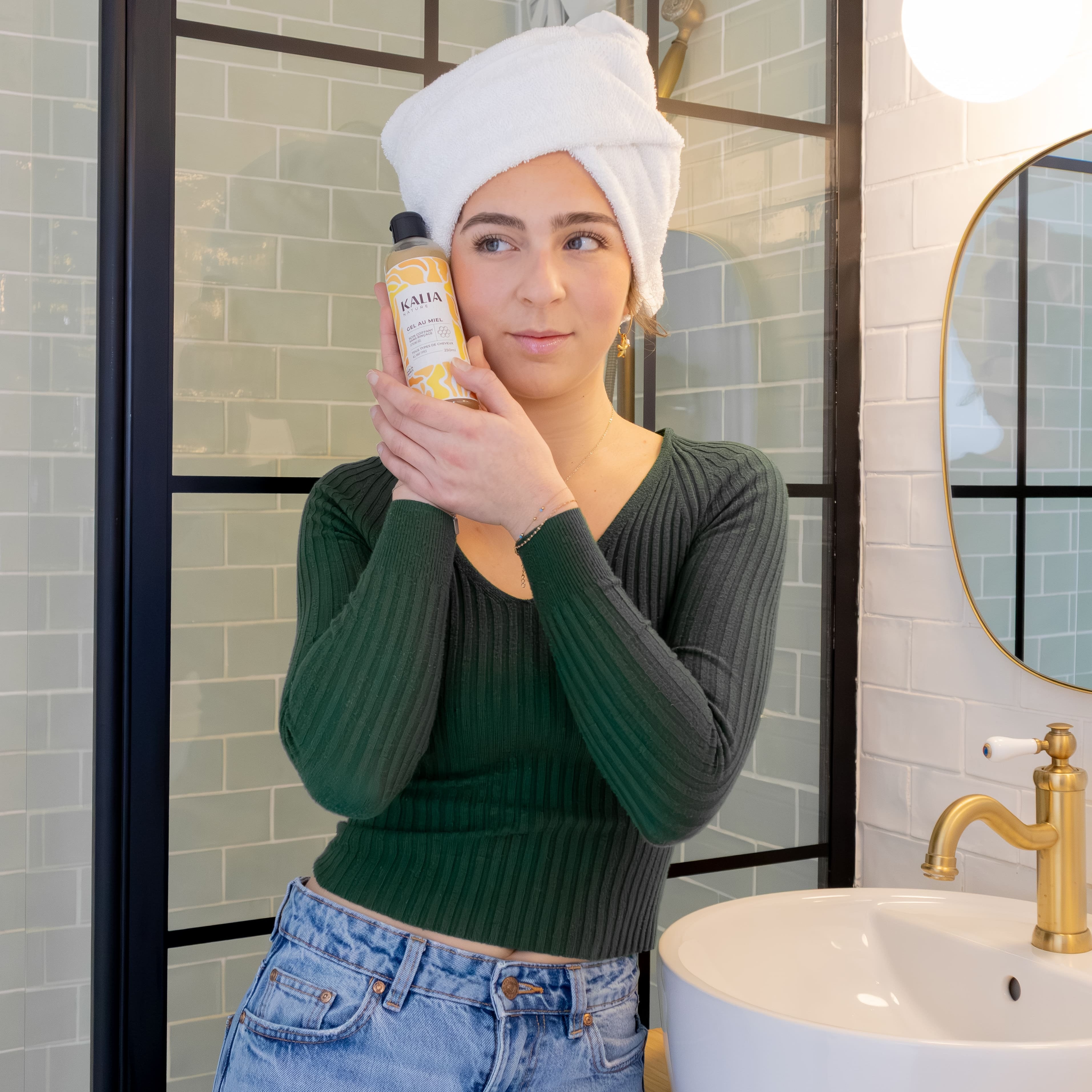 Cheveux bouclés Gelée capillaire Dalinga