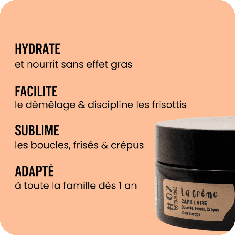 crème capillaire cheveux texturés pour toute la famille hydratation boucles