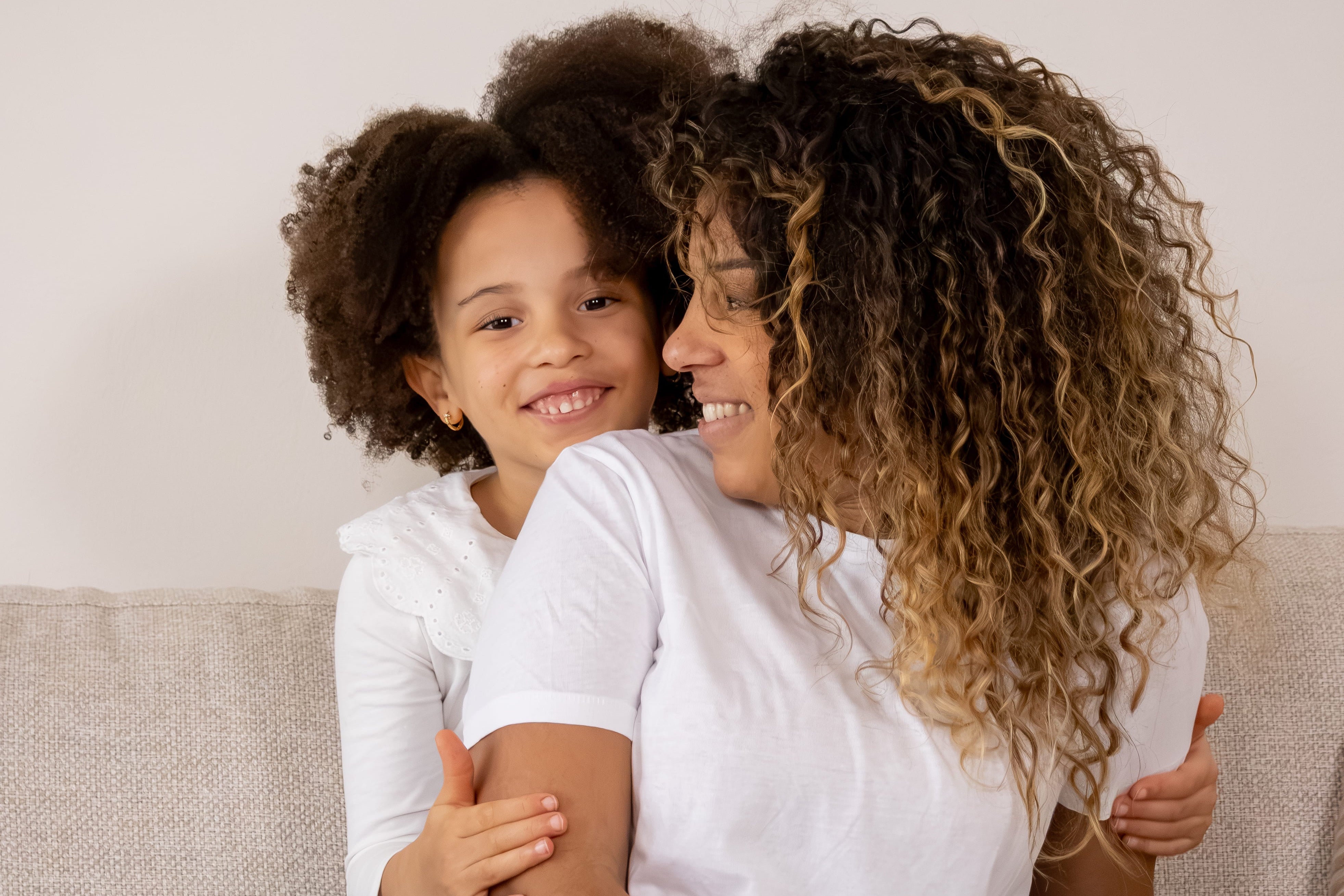 dalinga mère fille enfant cheveux texturés