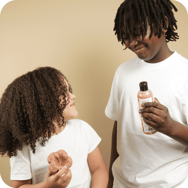 produit cheveux texturés pour enfants gamme hibiscus kalia nature 