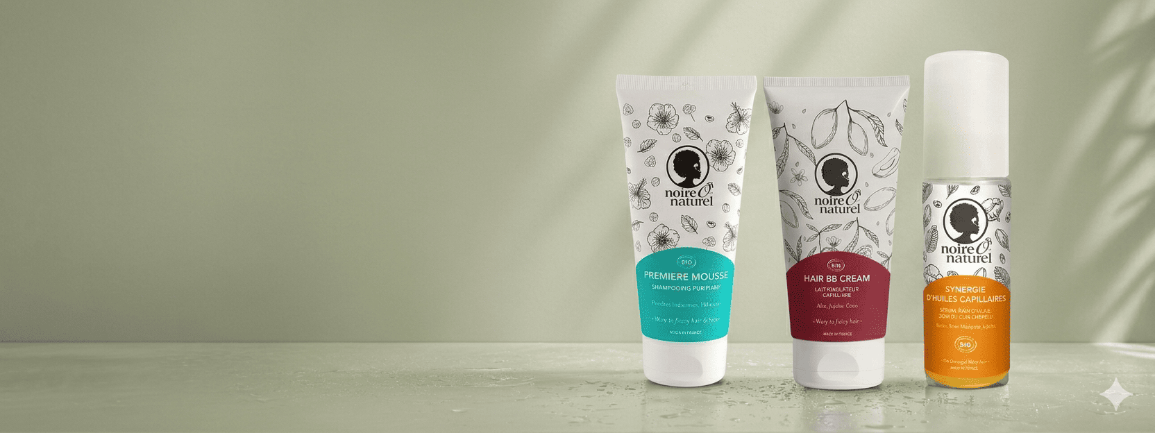 noire o naturel sélection produits capillaires